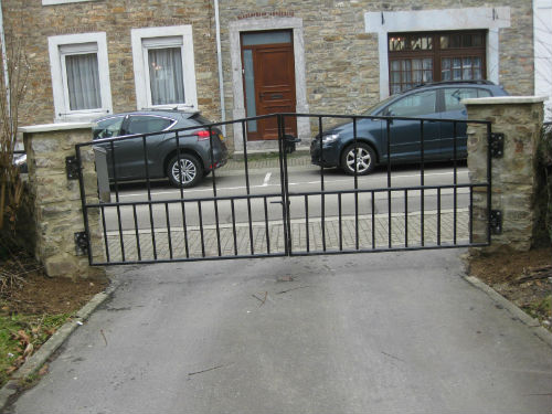 Rénovation, entrée de propriété