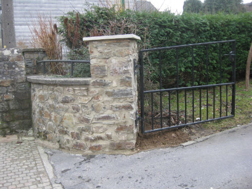 Entrée de propriété, rénovation